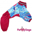 Дождевик УТЕПЛЕННЫЙ ForMyDogs для Мопса, Француза ( для девочки ) - Одежда для собак, аксессуары, дождевики, корма, доставка!