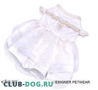 Платье невесты c фатой IS PET - Одежда для собак, аксессуары, дождевики, корма, доставка!
