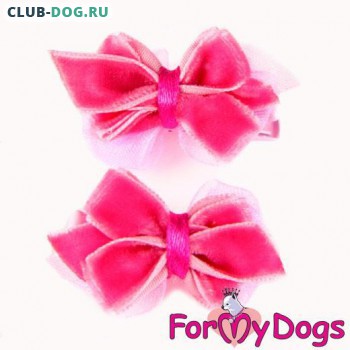 Зажим для волос розовый - Одежда для собак, аксессуары, дождевики, корма, доставка!