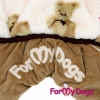 Комбинезон-шубка для собак ForMyDogs ( для девочки) - Одежда для собак, аксессуары, дождевики, корма, доставка!