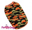 Майка ForMyDogs для Мопса,Француза ( оранжевая) - Одежда для собак, аксессуары, дождевики, корма, доставка!