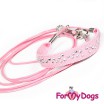 Выставочная ринговка ForMyDogs (Розовый) - Одежда для собак, аксессуары, дождевики, корма, доставка!