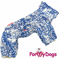 Утепленный дождевик для собак ForMyDogs (для девочки) - Одежда для собак, аксессуары, дождевики, корма, доставка!