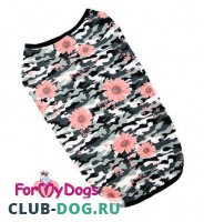Майка ForMyDogs ( Серый) - Одежда для собак, аксессуары, дождевики, корма, доставка!