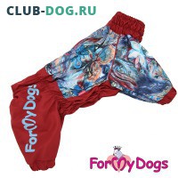 Дождевик ForMyDogs для Мопса, Француза( для девочки) - Одежда для собак, аксессуары, дождевики, корма, доставка!