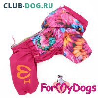 Дождевик для собак ForMyDods (для девочки) - Одежда для собак, аксессуары, дождевики, корма, доставка!