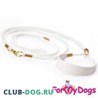 Выставочная ринговка ForMyDogs (белая) - Одежда для собак, аксессуары, дождевики, корма, доставка!