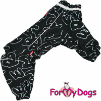 Комбинезон ForMyDogs для Мопса, Француза (для мальчика) - Одежда для собак, аксессуары, дождевики, корма, доставка!