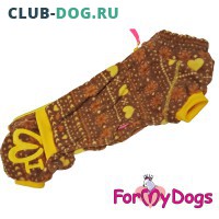 Комбинезон флисовый для таксы ForMyDogs (для мальчика) - Одежда для собак, аксессуары, дождевики, корма, доставка!