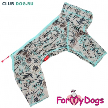 Пыльник из гладкого хлопка ForMyDogs(для девочки) - Одежда для собак, аксессуары, дождевики, корма, доставка!