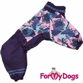 Комбинезон  НА СИНТЕПОНЕ ForMyDogs для Мопса, Француза (для девочки) - Одежда для собак, аксессуары, дождевики, корма, доставка!