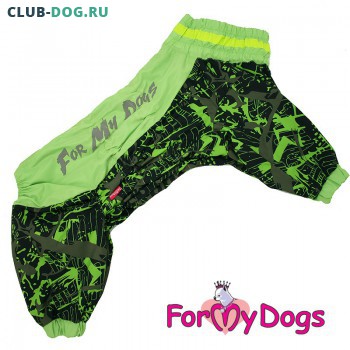 Дождевик ForMyDogs для Мопса, Француза ( для мальчика ) - Одежда для собак, аксессуары, дождевики, корма, доставка!