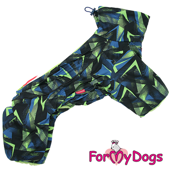 Утепленный дождевик для собак ForMyDogs (для мальчика) - Одежда для собак, аксессуары, дождевики, корма, доставка!