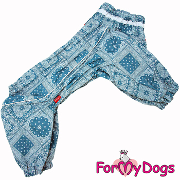 Дождевик ForMyDogs для Мопса, Француза ( для девочки ) - Одежда для собак, аксессуары, дождевики, корма, доставка!